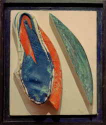 Uden titel (relief med badesko)