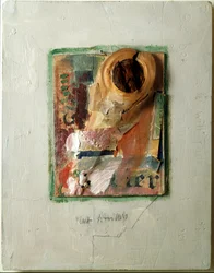 Pærecollage af Kurt Schwitters (1887-1948) 1938 Privat samling