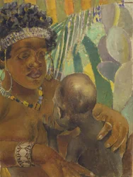 Sort kvinde, 1907