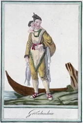 Greenlandaise - i “” Travel Encyclopedia”” af J. Grasset Saint Sauveur, red. Deroy, Paris