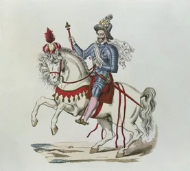Rytterportræt af Henri IV i 1596