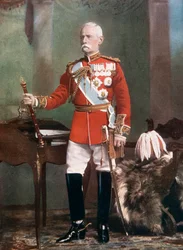 Feltmarskal Lord Roberts, øverstbefalende for styrkerne i Sydafrika, 1902.