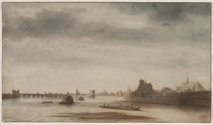 Udsigt over Orléans fra Loire