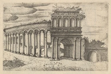 Amfiteatret i Bordeaux [Teatrum Bordeos, Transitorium Caesaris], fra serien 
