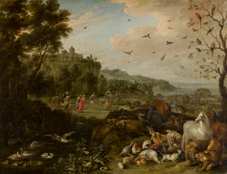 Noah går ind i arken