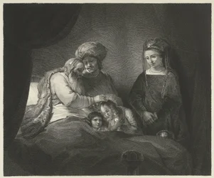 Jakob velsigner Efraim og Manasse