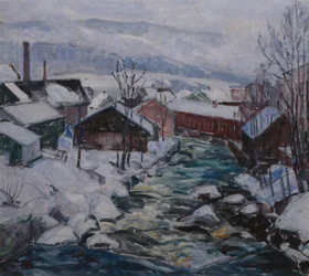 Winter at Mesna, Lillehammer