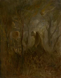 Bøn over graven, 1895.