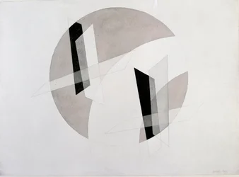 Uden titel Mixed Media af Laszlo Moholy-Nagy