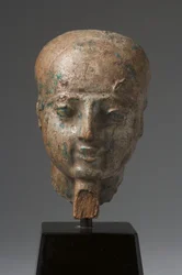 Head of Ptah (glaseret steatit) (se også 325628)