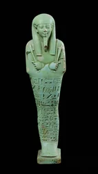 Shabti figur (fajance)