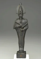 Stående mummiform af Osiris, 664-332 f.Kr. (bronze)