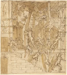 Samson ødelægger templet