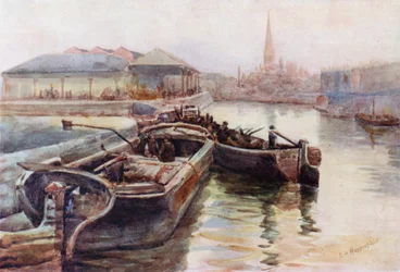 St Mary Redcliffe, fra Princes Wharf