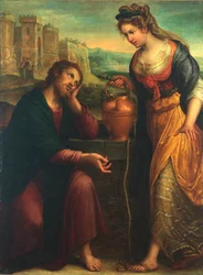 Kristus og den samaritanske kvinde, 1607