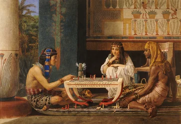 Egyptiske skakspillere, 1868