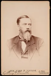 Portræt af Ezra Booth Taylor 1823-1912, før 1896.