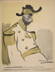 General Duchesne, medlem af krigsrådet, illustration fra 