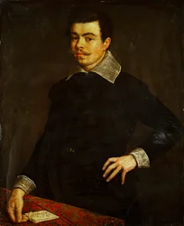 Portræt af Daniel Hopffer (på lærred)