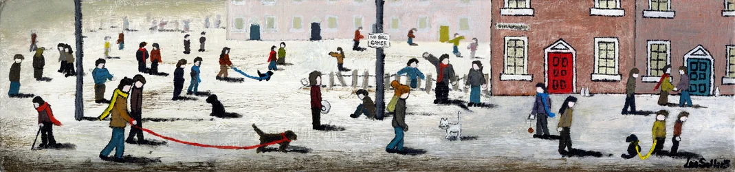 Out and About, 2015, (Akryl og blæk på træ)