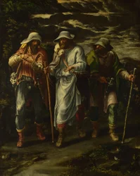 Vandreturen til Emmaus, ca. 1570