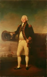 Admiral Sir Peter Parker (1721-1811), ca. 1799 (olie på lærred)