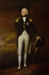 Portræt af Admiral Viscount Nelson (1758-1805) (olie på lærred)