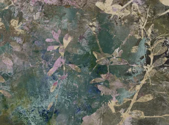Botaniske grunge-blade