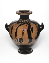 Hydria, eller vandkrukke, 460-450 f.Kr