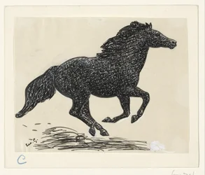 Galoperende hest