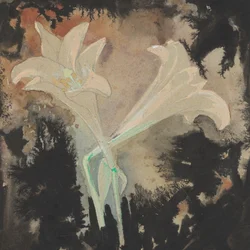 To blomster (1902)  Kvadrat af Leo Gestel