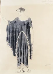 Costume design for Oedipus at Colonus- Antigone, c. 1899 to 1909 dani