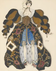 Kostumedesign til Balletten La Légende de Joseph af R. Strauss