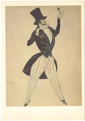 Kostumedesign til balletten Carnaval af R. Schumann, 1910
