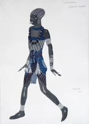 Kostumedesign til balletten Cléopatre, 1909