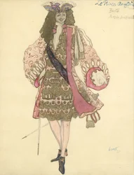 Kostumedesign til balletten Sleeping Beauty af P. Tchaikovsky