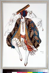 ""Jødisk danser"" Kostume designet af Leon Bakst (1866-1924) til balletten ""Cleopatre"" af Ballets Russes