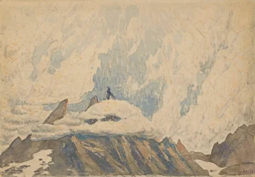 Scenografi til balletten «La damnation de Faust» af Hector Berlioz, begyndelsen af 1920