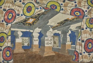 Scenedesign til revyen Aladin, eller den vidunderlige lampe, 1919.