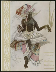 Titelside på Souvenir-program for Ballets Russes