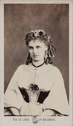 Portræt af Christine Nilsson 1843-1921.