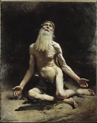 Job - maleri af Léon Bonnat (1833-1922)