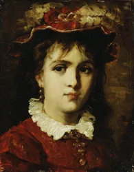 Portræt af en ung pige, 1876