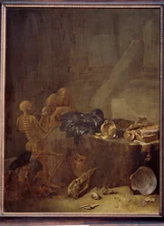 Vanitas (maleri på egetræ)