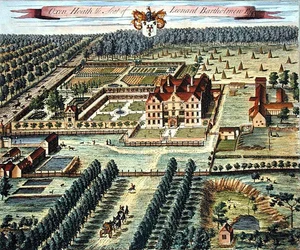 Okseheide graveret af Johannes Kip (ca.1652-1722) (stik)