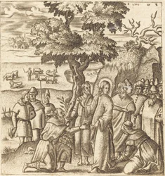 Kristus helbreder en syg kvinde