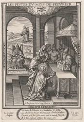 Les Festes du mois de Feburier (februar: Jomfruens renselse)