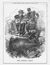 Kogepunktet. Punch Magazine, 2. oktober 1912, 1912