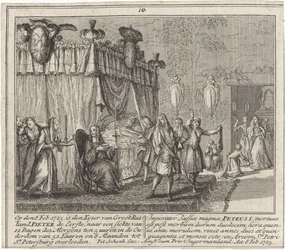 Peter den Stores død den 8. februar 1725, 1727