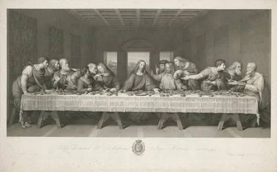 Den sidste nadver, tegnet af Teodoro Matteini, graveret af Raphael Morghen